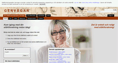 Desktop Screenshot of genvagar.nu